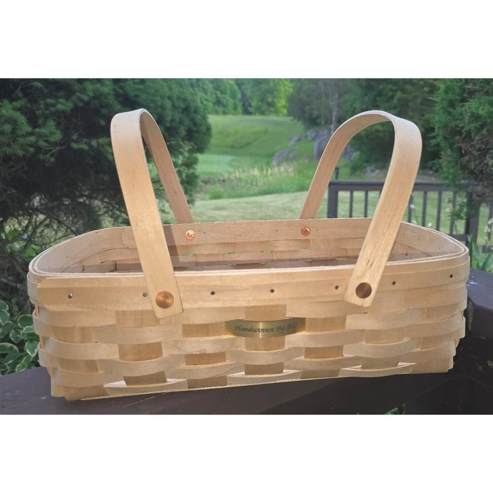 Longaberger 2000 Handwoven By Me Make A Basket Shop Dresden Ohio Signed